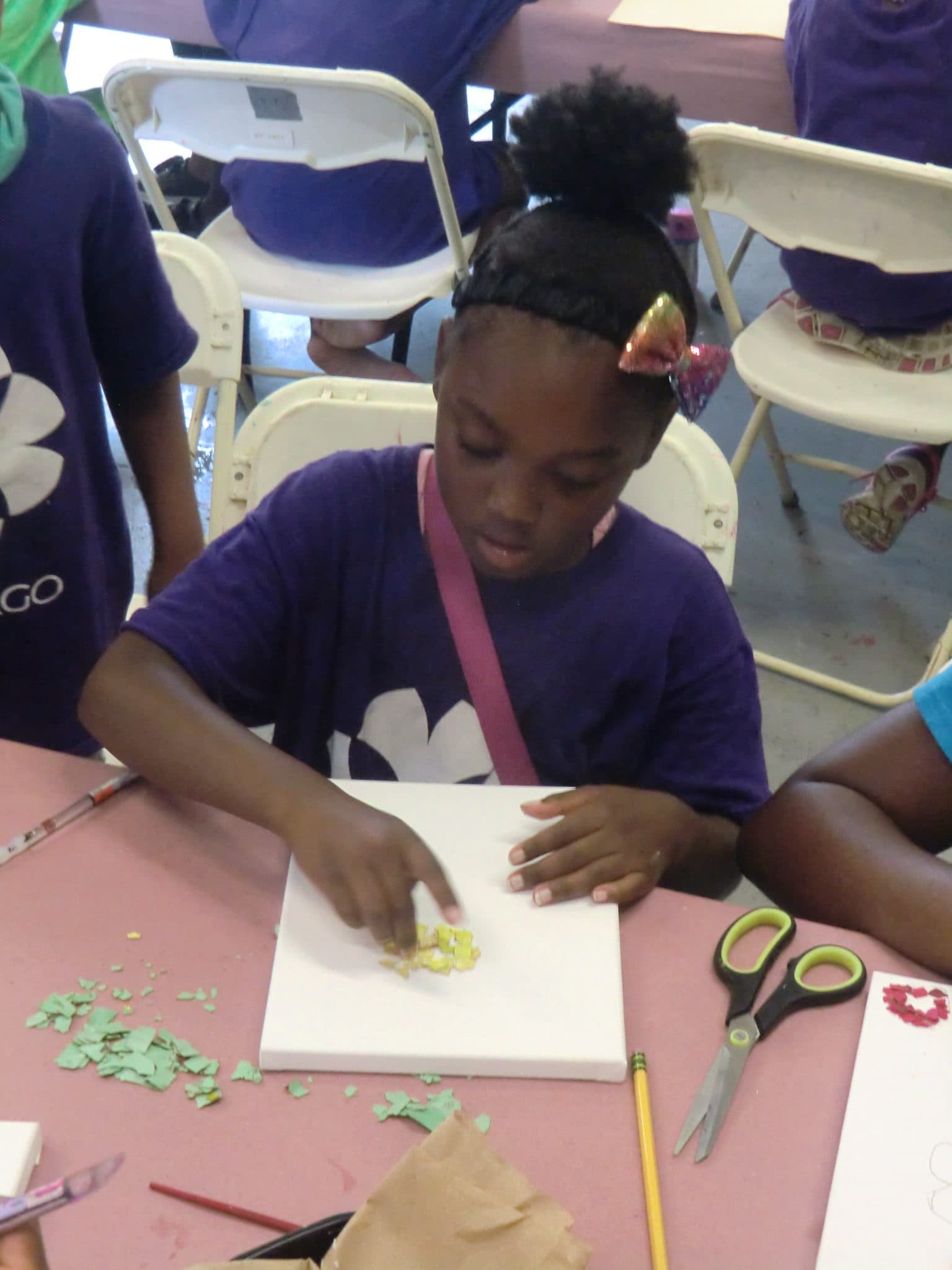 Camp Ginkgo Art Construction and Painting